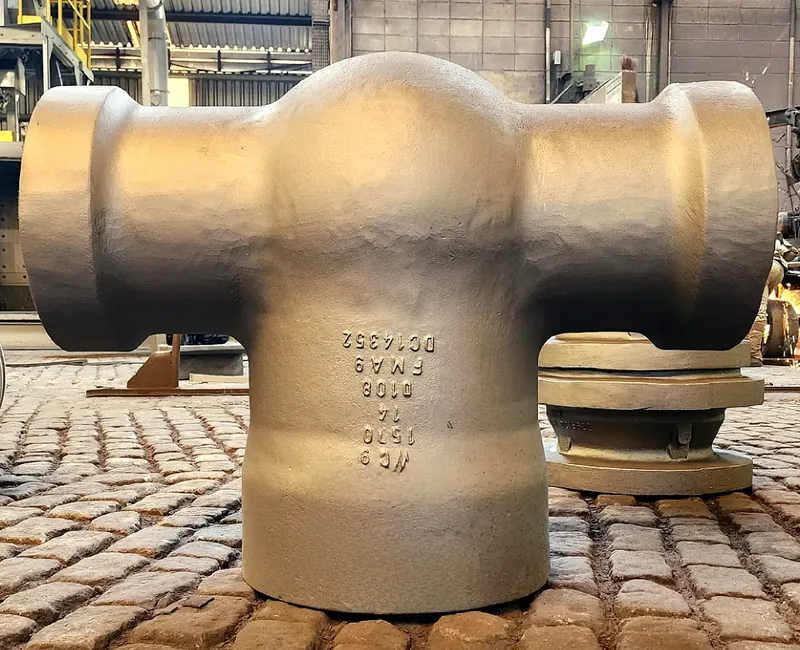 Valvula fundida grande porte produzida pela Fundição Mundial em aço e ferro fundido sob encomenda